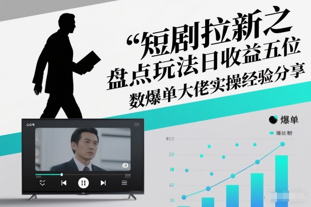 短剧拉新之盘点玩法日收益五位数爆单大佬实操经验分享-网创资源站