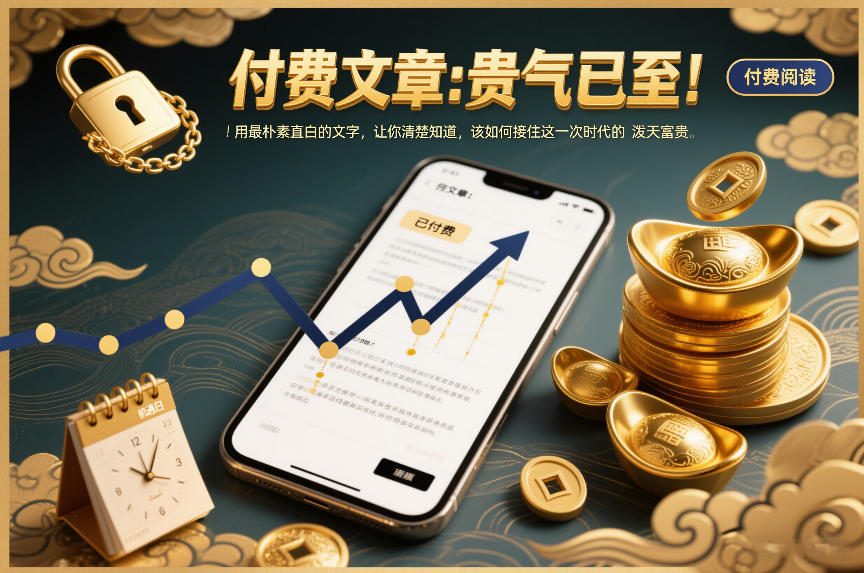 付费文章：贵气已至！用最朴素直白的文字，让你清楚知道，该如何接住这一次时代的泼天富贵-网创资源站