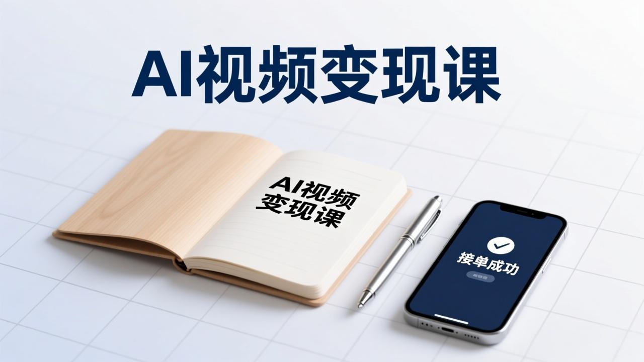 AI视频变现课，学完即可创作短片、接商单，实现副业增收，单项目报价可达千元-网创资源站