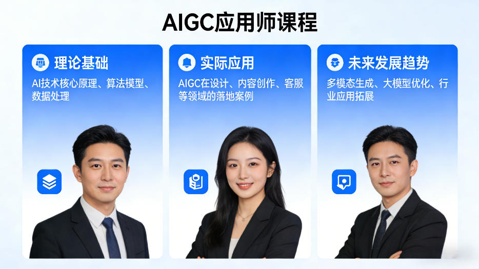 AIGC应用师课程，覆盖了AI技术的理论基础、实际应用、以及未来发展趋势(更新)-网创资源站