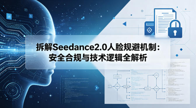 拆解Seedance2.0人脸规避机制：安全合规与技术逻辑全解析-网创资源站