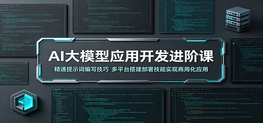 AI大模型应用开发进阶课：精通提示词编写技巧，多平台搭建部署技能实现商用化应用-网创资源站