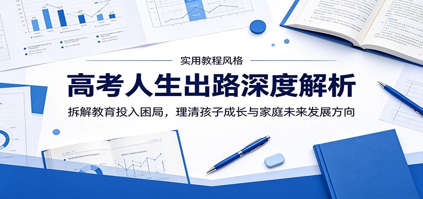 高考人生出路深度解析：拆解教育投入困局，理清孩子成长与家庭未来发展方向-网创资源站