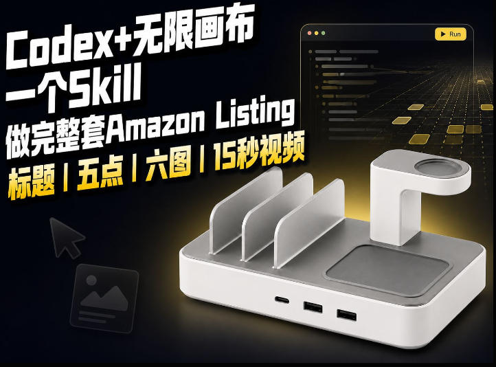 我用一个Codex Skill做完Amazon Listing：标题、五点、六图和视频全流程-网创资源站