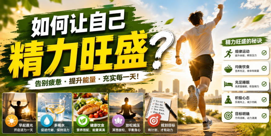 付费文章：如何让自己精力旺盛？-网创资源站