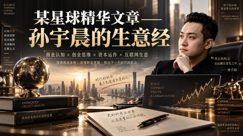 某星球精华文章——孙宇晨的生意经-网创资源站