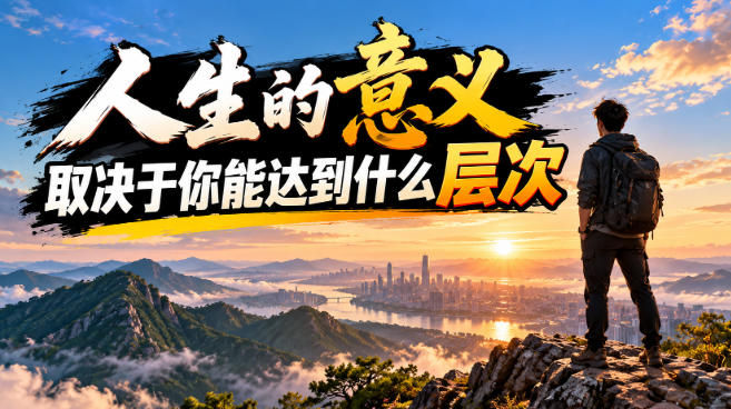 某公众号付费文章：人生的意义，取决于你能达到什么层次-网创资源站