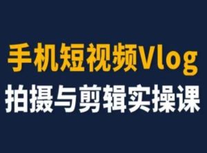 手机短视频Vlog拍摄与剪辑实操课,小白变大师-网创资源站