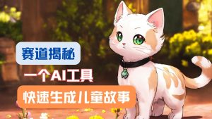 利用AI工具一分钟制作原创视频，多种变现方式，复制粘贴月入2w+！-网创资源站