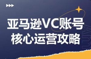 亚马逊VC账号核心玩法解析，实战经验拆解产品模块运营技巧，提升店铺GMV，有效提升运营利润-网创资源站