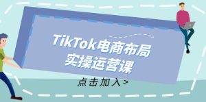 （12156期）TikTok电商布局实操运营课：从新手到精通，成为TikTok带货运营高手-网创资源站