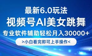 视频号最新6.0玩法，当天起号小白也能轻松月入30000+-网创资源站