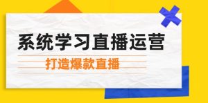 （12802期）系统学习直播运营：掌握起号方法、主播能力、小店随心推，打造爆款直播-网创资源站