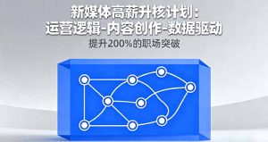 新媒体高薪升核计划:运营逻辑-内容创作-数据驱动,提升200%的职场突破-网创资源站