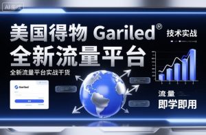 美国得物Gariled技术实战,全新流量平台实战干货,即学即用-网创资源站