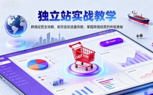独立站实战教学，跨境经营全攻略，助您告别流量依赖，掌握跨境经营的终极奥-网创资源站