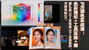 PR调色实战课：色彩理论+工具实操+婚礼医美/30+实操案例，月接单超2万-网创资源站