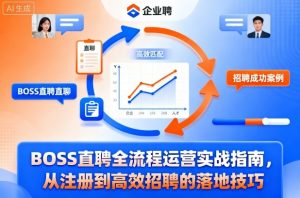 BOSS直聘全流程运营实战指南，从注册到高效招聘的落地技巧-网创资源站