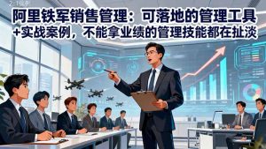 阿里铁军销售管理：可落地的管理工具+实战案例，不能拿业绩的管理都在扯淡-网创资源站