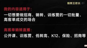 销转王校长合集,销转课,把公开课做成印钞机,送王校长印钞机课-网创资源站