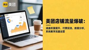 美团店铺流量爆破:涵盖权重提升、付费投流、数据分析,系统教学流量运营-网创资源站