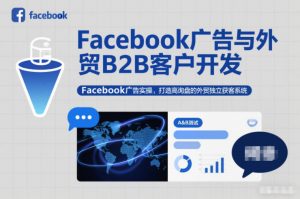Facebook广告与外贸B2B客户开发,Facebook广告实操,打造高询盘的外贸独立获客系统-网创资源站