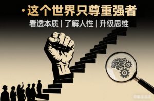 开悟1.0:这个世界只尊重强者,看透本质-了解人性-升级思维-网创资源站