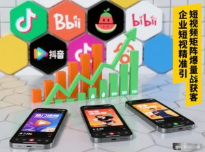 企业短视频精准引流矩阵获客,短视频矩阵爆量战法-网创资源站