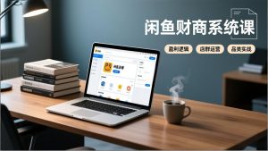 闲鱼财商系统课：从盈利逻辑、店群运营到品类实战，实现稳定月入过万-网创资源站