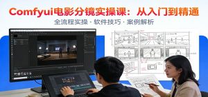 ComfyUI电影分镜实操课：分镜一致性，全流程AI视频制作，零基础也能做专业分镜-网创资源站