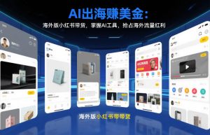 AI出海賺美金：海外版小红书带货，掌握AI工具，抢占海外流量红利(更新2026)-网创资源站