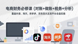 电商财务必修课(对账+做账+税务+分析-网创资源站