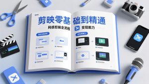 剪映零基础也能快速上手，从入门到精通掌握网感剪辑全流程，掌握能直接变现的剪辑能力-网创资源站