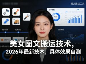 美女图文搬运技术，2026年最新技术，具体效果自测-网创资源站