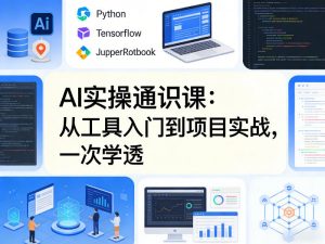 AI实操通识课，从工具入门到项目实战，一次学透-网创资源站