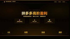 拼多多高阶盈利年费会员:全类目活动玩法、原价上大促、洗图防比价等核心盈利技术(更新26年3月-网创资源站