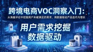 跨境电商VOC洞察入门：从海量评论中挖掘用户未被满足的需求，用数据驱动产品迭代与增长-网创资源站