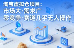 淘宝虚拟仓项目,市场大,需求广,零竞争,赛道几乎没人操作(更新0410)-网创资源站