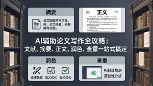 AI辅助论文写作全攻略：文献、摘要、正文、润色、查重一站式搞定-网创资源站