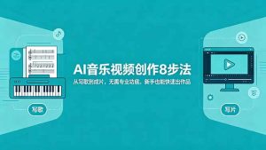 AI音乐视频创作8步法:从写歌到成片,无需专业功底,新手也能快速出作品-网创资源站