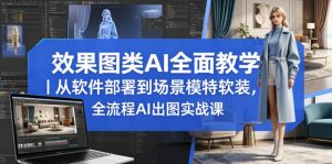 效果图类AI全面教学｜从软件部署到场景模特软装，全流程AI出图实战课-网创资源站