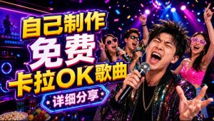 零基础AI制作免费卡拉OK视频教程，从歌曲生成、音轨分离到字幕制作、视频导出，手把手教学-网创资源站