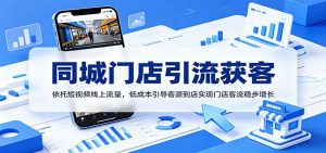 同城门店引流获客：依托短视频线上流量，低成本引导客源到店实现门店客流稳步增长-网创资源站