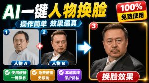纯离线本地运行！AI一键人物lian部替换软件，支持图片换lian，效果逼真，最便捷换lian工具FaceSwap-网创资源站