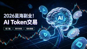 2026全新风口副业|AI智能Token交易,空闲时间轻松 賺 收益,无需全天盯盘【揭秘】-网创资源站