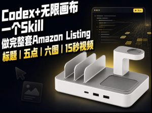 我用一个Codex Skill做完Amazon Listing：标题、五点、六图和视频全流程-网创资源站