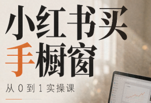 大糖老师·小红书买手橱窗从0到1实操课-网创资源站
