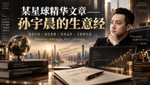 某星球精华文章——孙宇晨的生意经-网创资源站