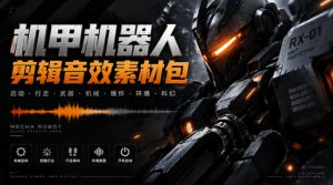 宝藏机甲音效合集！机甲机器人变形能量移动无损音效素材，全部中文汉化处理Boom Library Mechs&Robots Designed-网创资源站