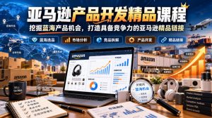 亚马逊产品开发精品课程，挖掘蓝海产品机会，打造具备竞争力的亚马逊精品链接-网创资源站